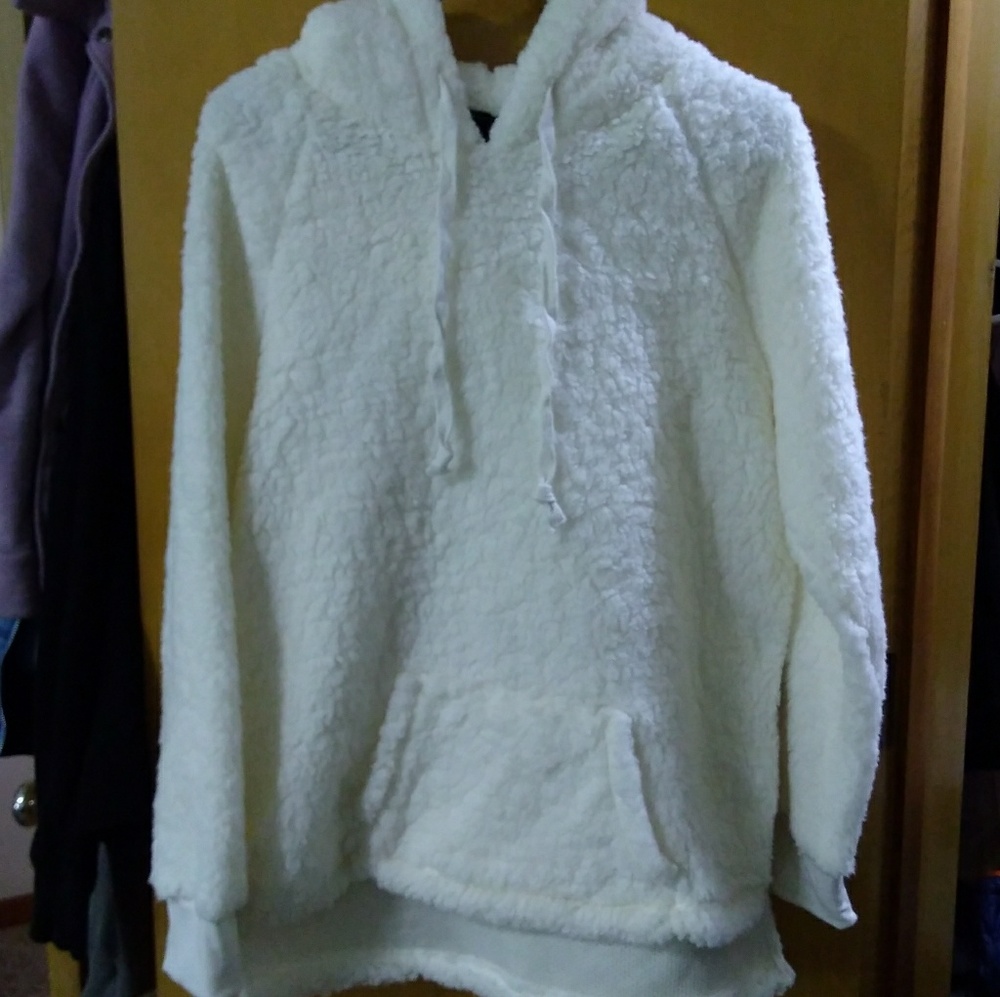 NEW soft and fuzzy sweater